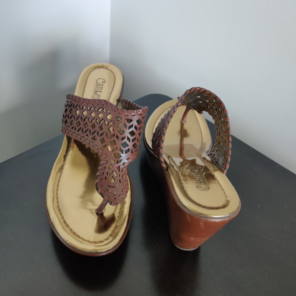 Carlos Santana platform sandals